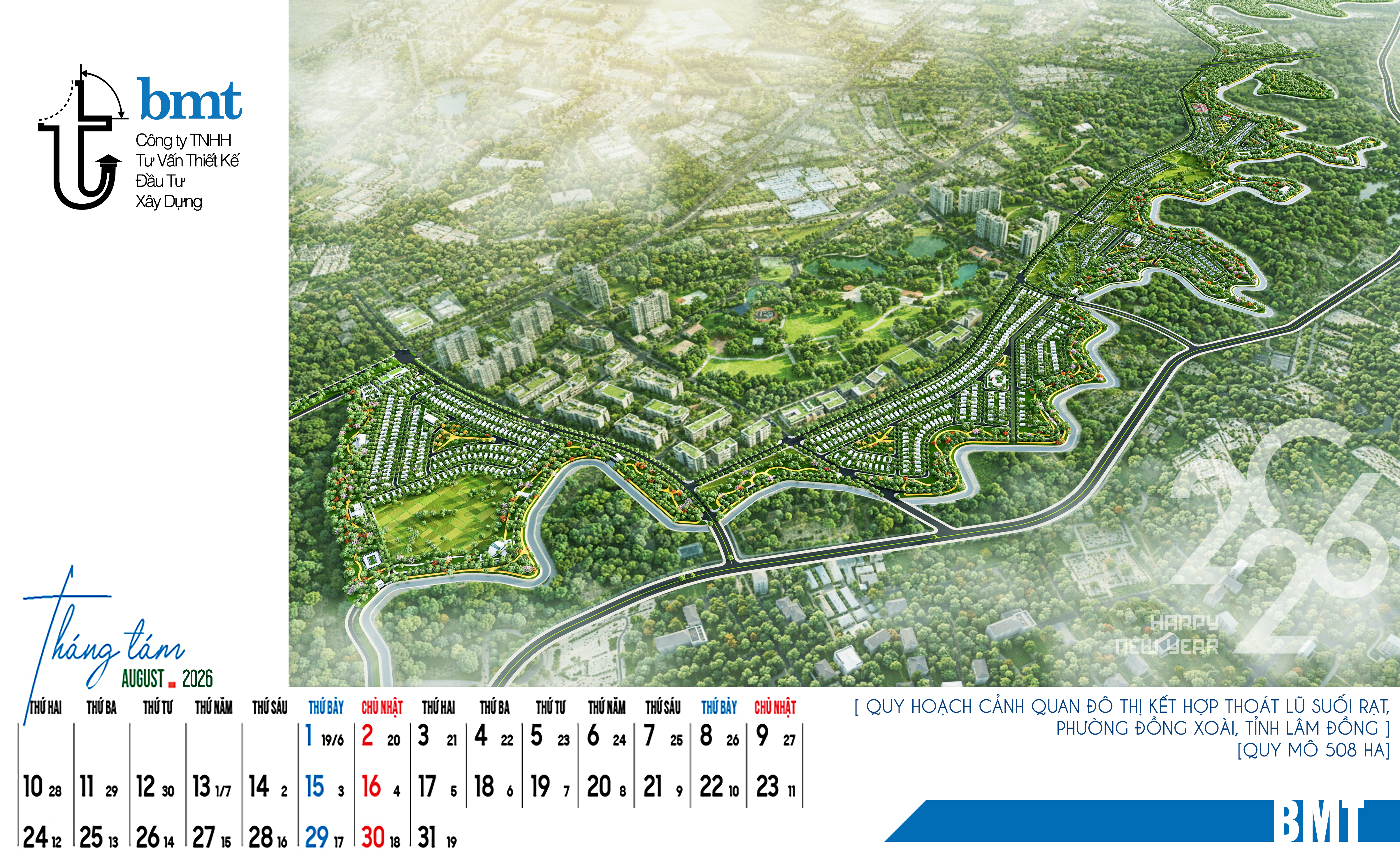 QHCT KHU ĐÔ THỊ CẢNH QUAN SUỐI RẠT, ĐỒNG XOÀI, BÌNH PHƯỚC - 508HA
