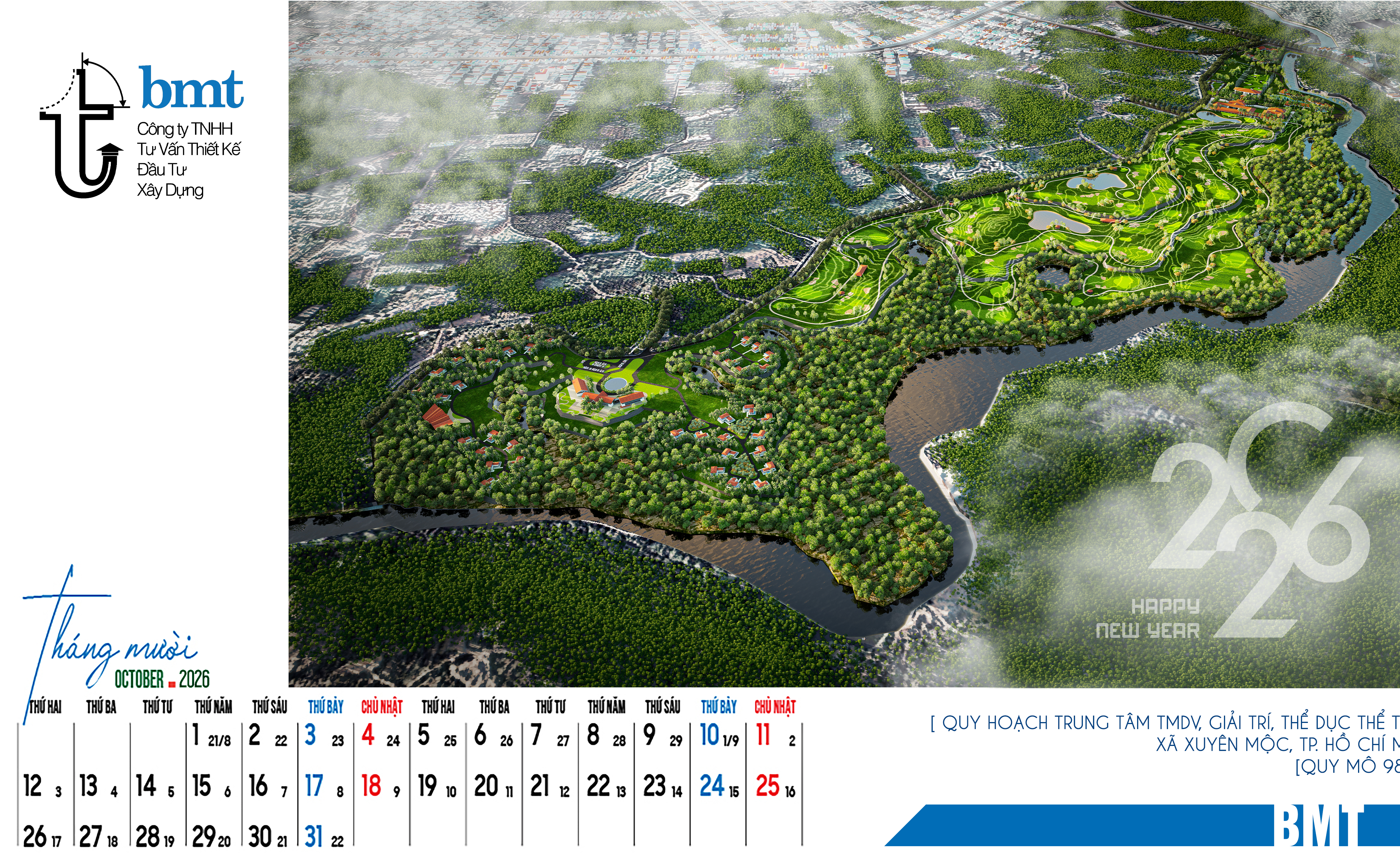 QHCT TRUNG TÂM TMDV, GIẢI TRÍ, SÂN GOLF XUYÊN MỘC - 98HA