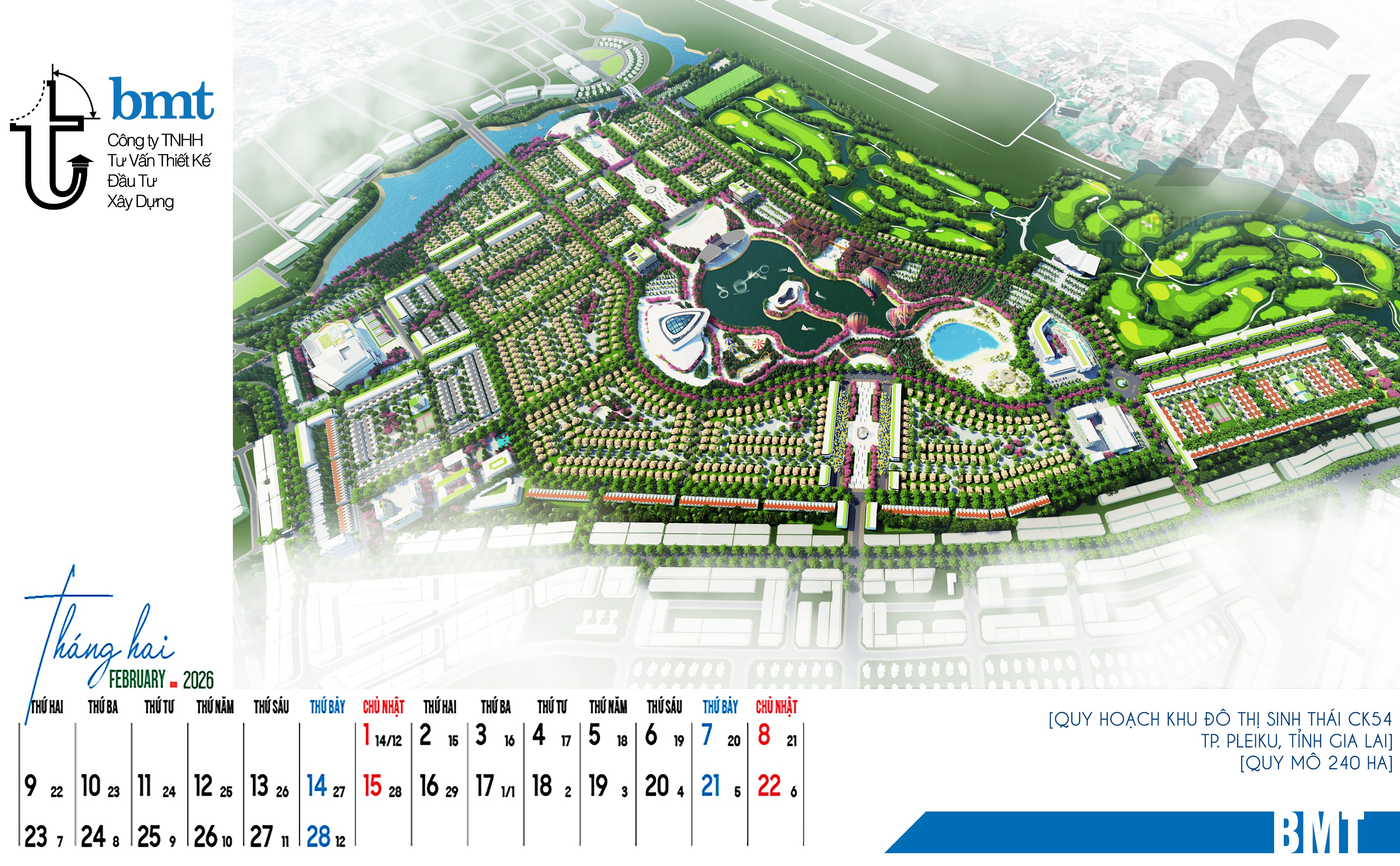 QHPK KHU ĐÔ THỊ SINH THÁI CK54, TP.PLEIKU - 240HA